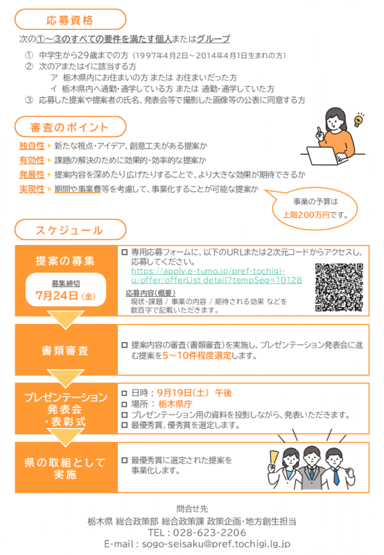 とちぎ未来提案実現事業チラシ裏面