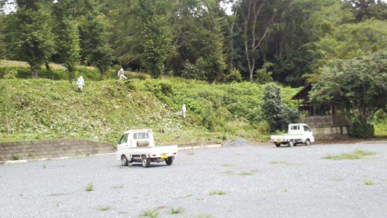 亀岡八幡宮 里山の会（草刈り）