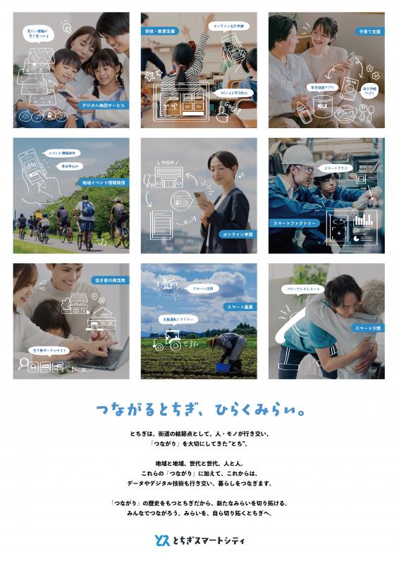 つながるとちぎ、ひらくみらい。とちぎスマートシティ