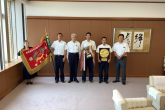 7月27日 文星芸術大学附属高等学校硬式野球部員による第105回全国高等学校野球選手権記念大会の出場報告が行われました