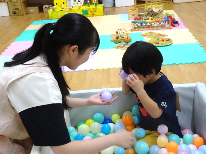 ボールから見える景色