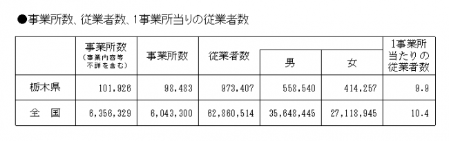 H21経済センサス 確報 表