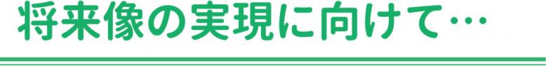 将来像の実現に向けて…