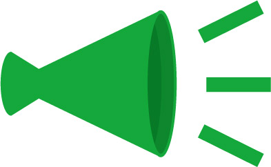 メガフォンマーク