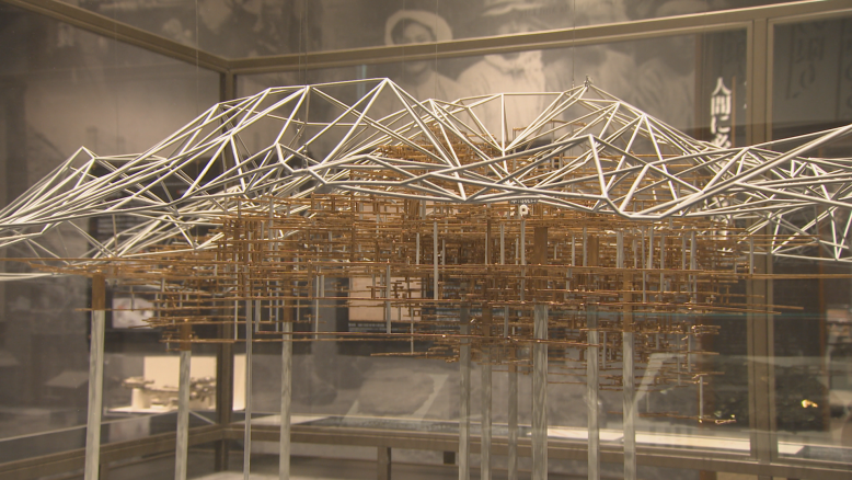 足尾銅山坑道模型