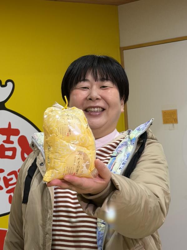 たくさん詰めれて満面の笑みの大島さん