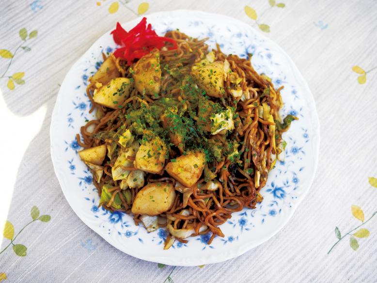 じゃがいも入り焼きそば・ポテト入り焼きそば様5