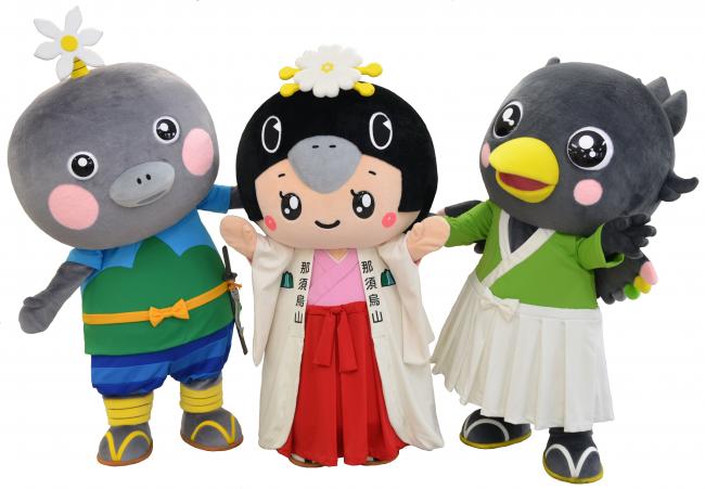 ここなす姫・からすまる・やまどん