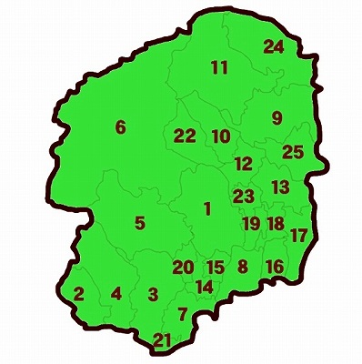 栃木県地図