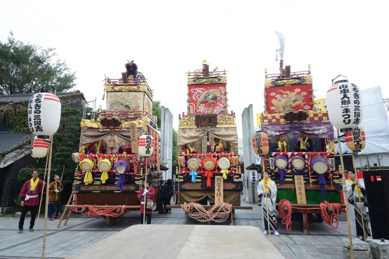 三国志山車人形まつり1