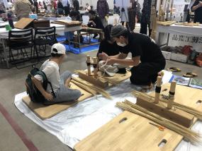 前回イベントの様子（都賀の座敷箒）