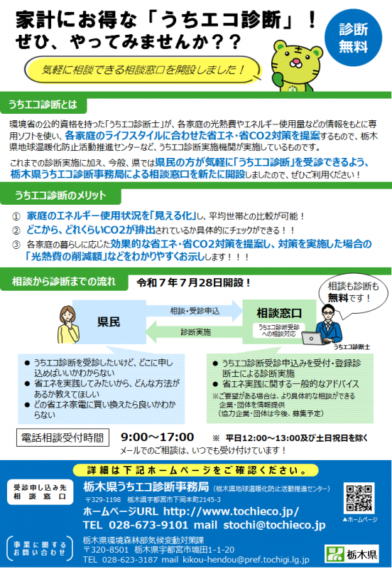 うちエコ診断チラシ
