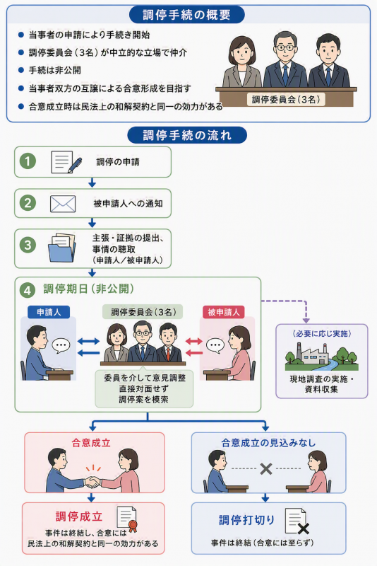 公害調停イメージ