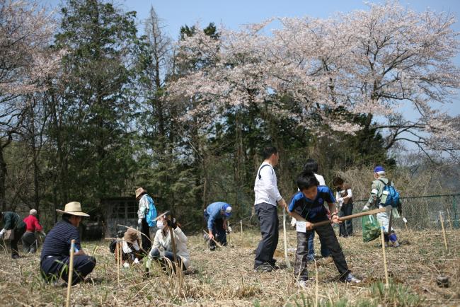 下野新聞植樹式