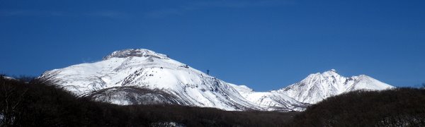 雪の那須山の写真