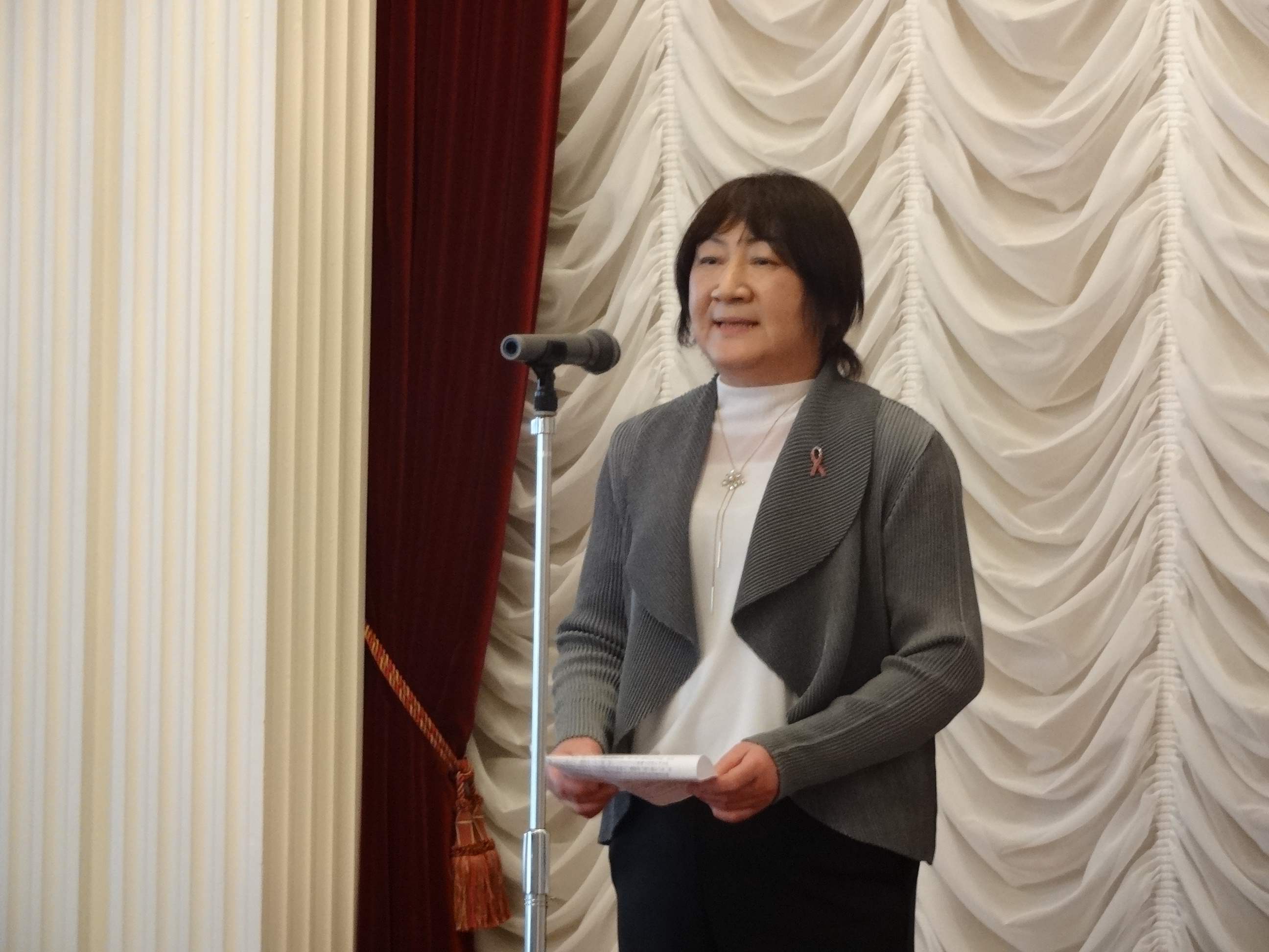 修了者代表挨拶2