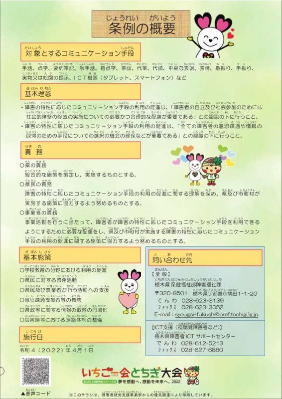 チラシ裏面