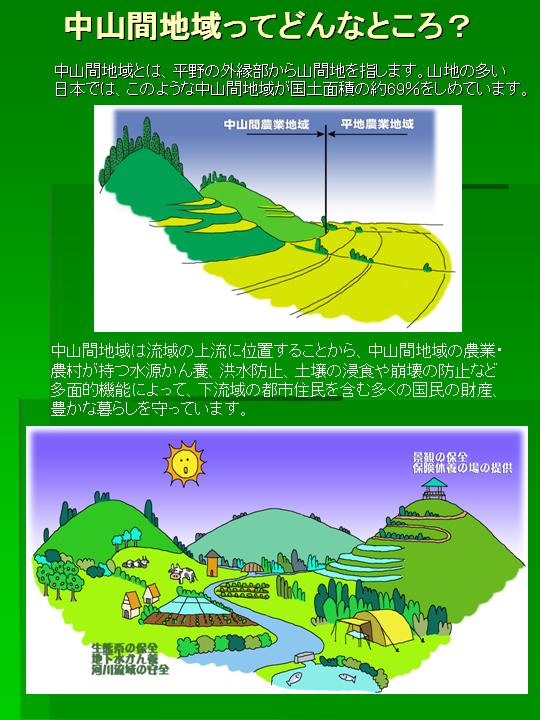 中山間地域ってどんなところ