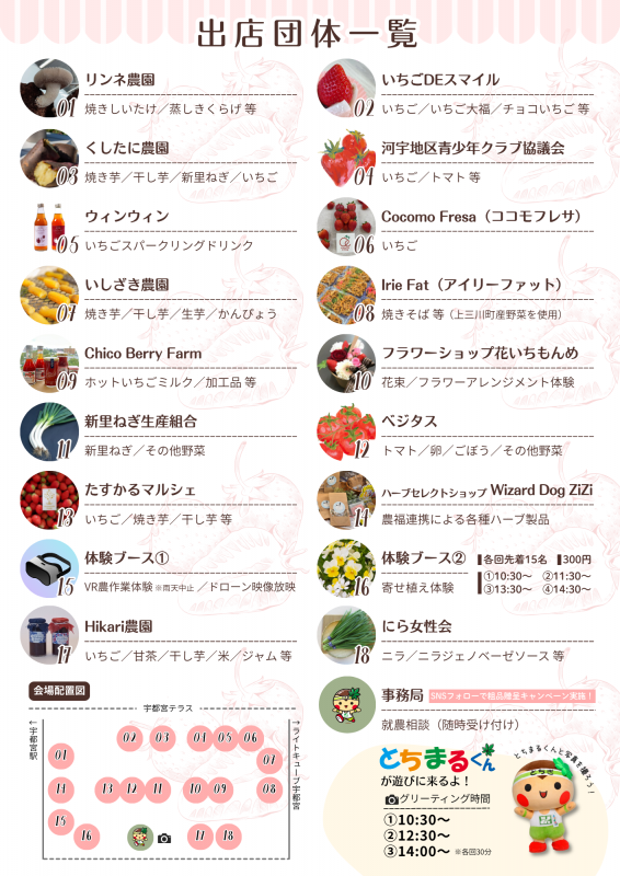 チラシうら（バレンタインマルシェinかわち）