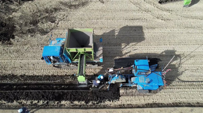 刈沼川地区暗渠排水工事➀