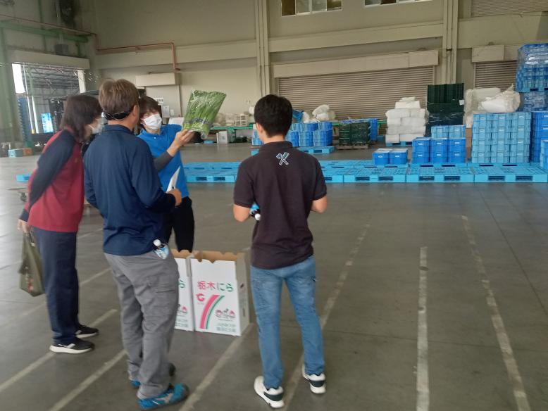 JAほ場集荷場の視察