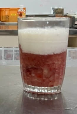 いちごホットミルク（真岡北陵高校）