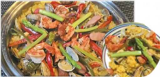 お家で簡単パエリア