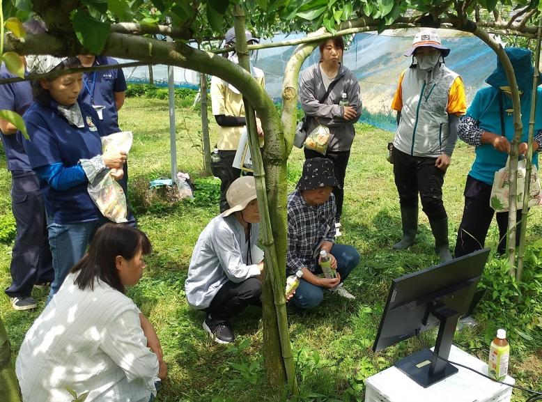 農薬適正使用動画視聴の様子