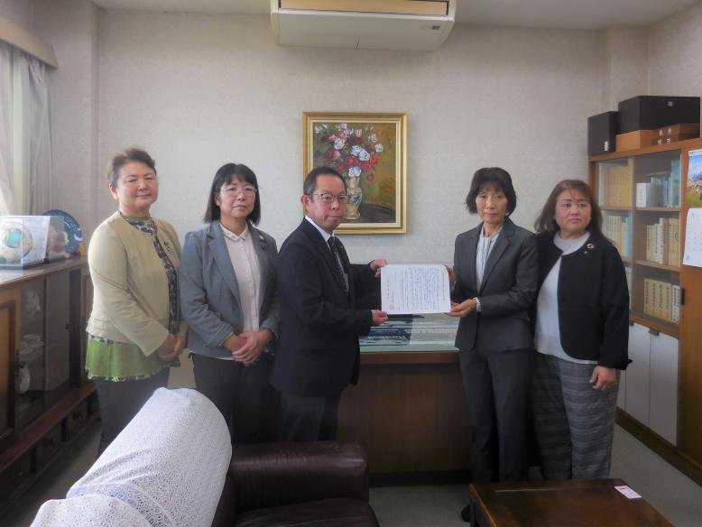 さくら市議長への要請
