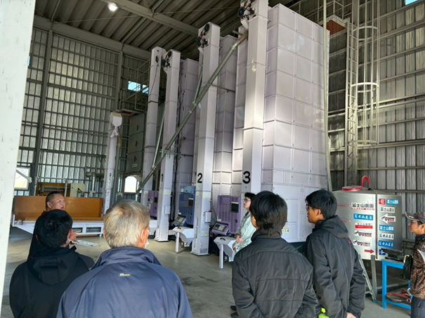 穀物乾燥・調整施設の見学
