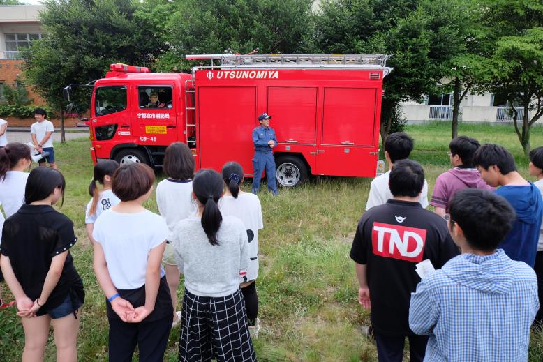 清原分署職員による講評の様子