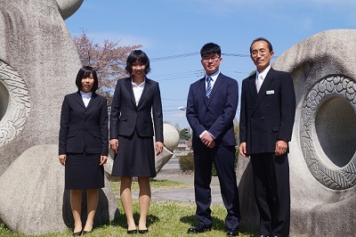 花き専攻の学生