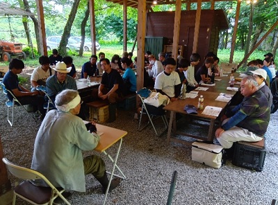 中屋さんの有機農業についての講義