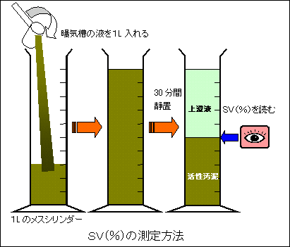 SVの測定方法の図