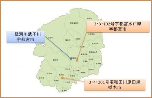 平成24年度再評価位置図