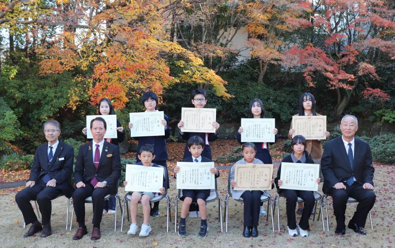 河川愛護ポスターコンクール受賞者(知事賞・会長賞・理事長賞)