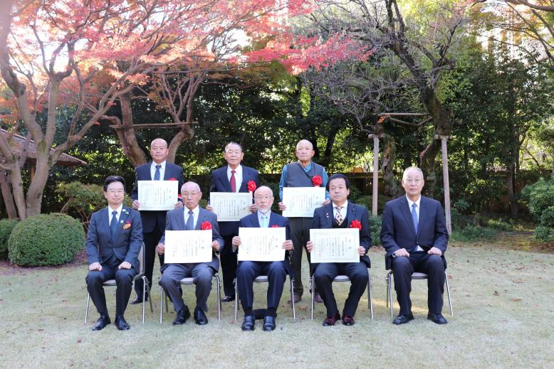 道路愛護作業コンクール受賞者(最優秀賞・特別賞)
