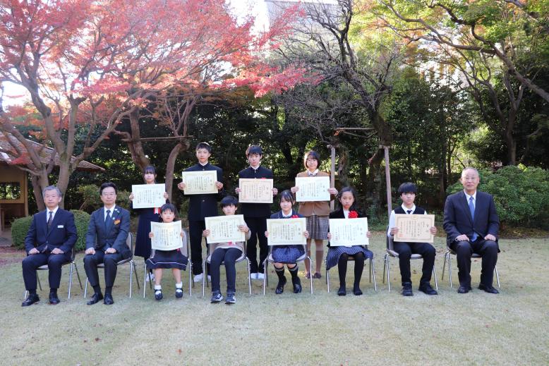 河川愛護ポスターコンクール受賞者(知事賞・会長賞・理事長賞)
