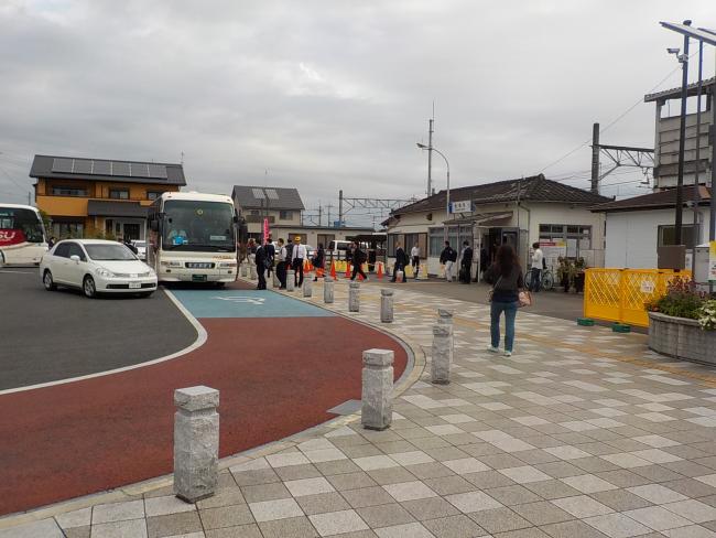 駅前広場整備状況の写真