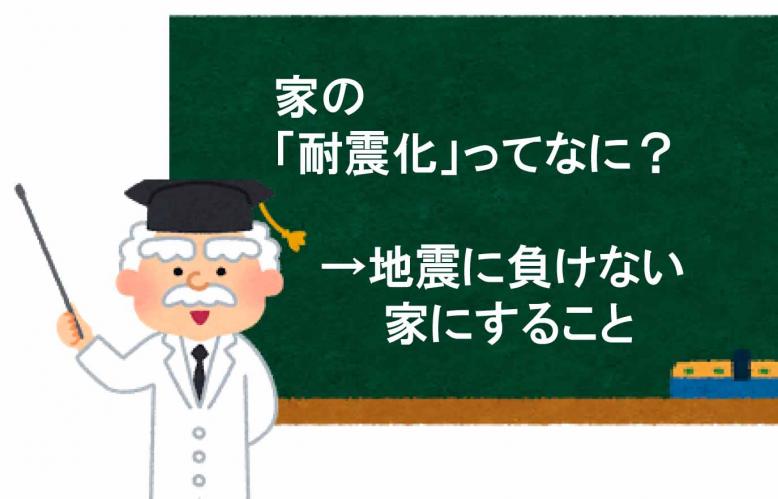 耐震化ってなに？