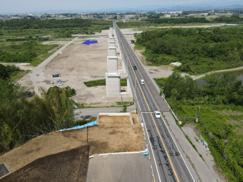 R7.6左岸側下部工施工状況