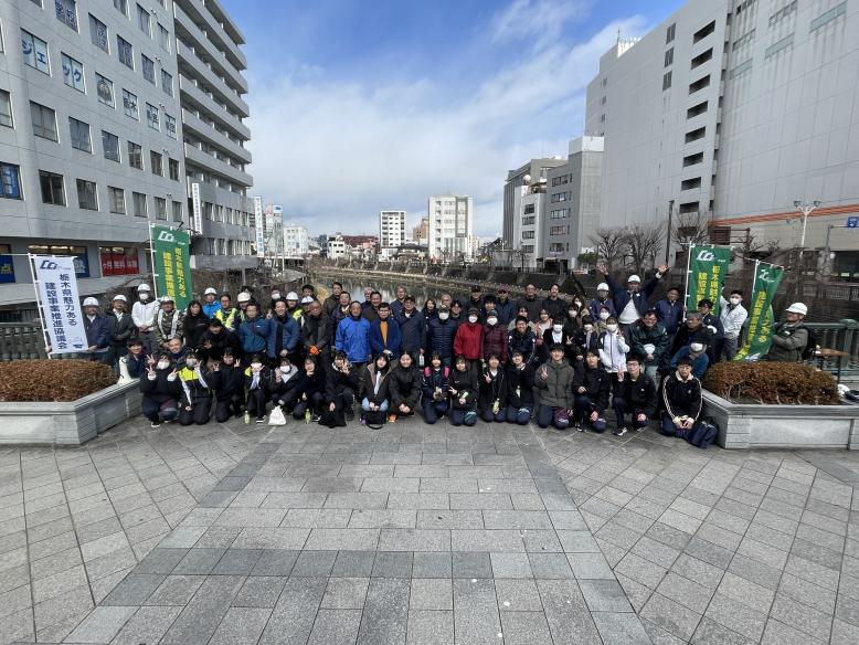 田川シダレザクラ復活祭集合写真
