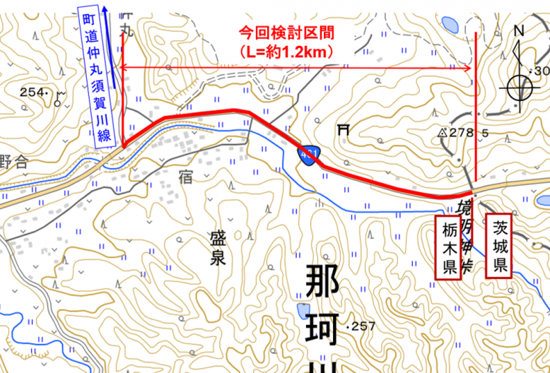 盛泉工区（事業箇所図）