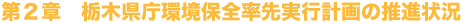 第2章 栃木県庁環境保全率先実行計画の推進状況