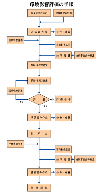 環境影響評価の手順