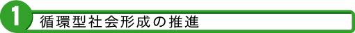 1 循環型社会形成の推進