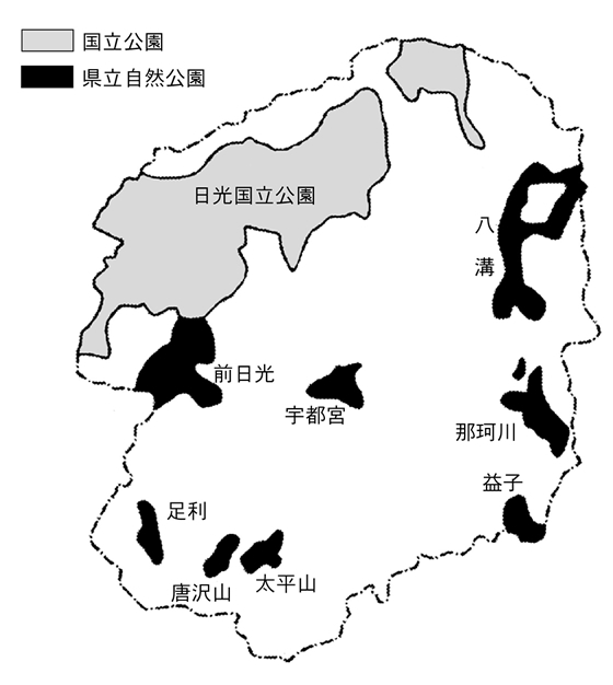 図2−2−4 自然公園の現況(17年度末)
