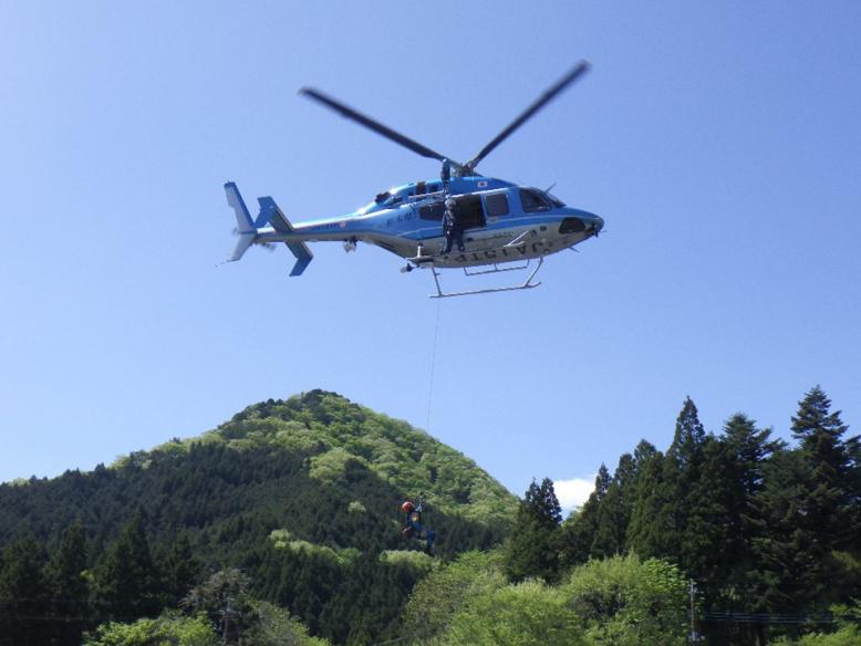 航空隊ホイスト救助訓練