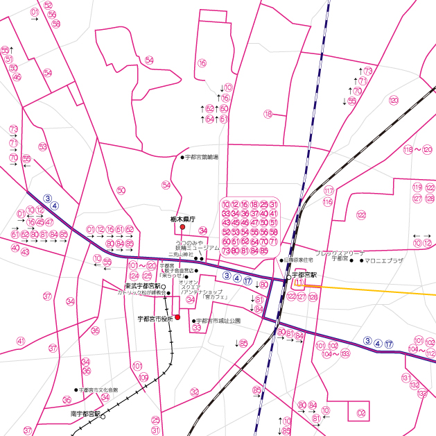 栃木県地図