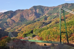 写真：もみじ谷大つり橋